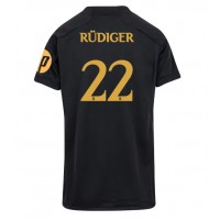 Real Madrid Antonio Rudiger #22 3rd trikot Frauen 2023-24 Kurzarm